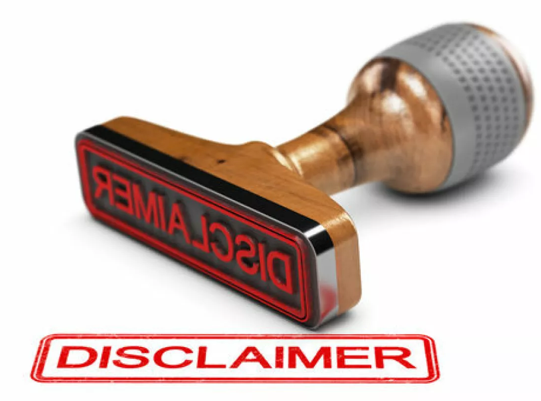 Disclaimer